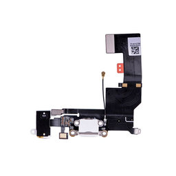 Apple iPhone 5S - Connecteur de Charge + Microphone + Connecteur Jack PCB Board (Blanc)