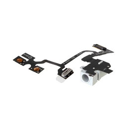 Apple iPhone 4 - Nappe du bouton de volume (Blanc)