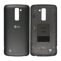 LG K10 K420N - Cache batterie (Noir) - ACQ88990201 Pack de service d'origine