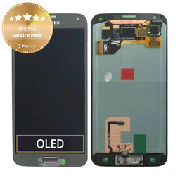 Samsung Galaxy S5 G900F - Écran LCD + Écran Tactile (Or Cuivre) - GH97-15959D, GH97-15734D Genuine Service Pack