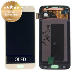 Samsung Galaxy S6 G920F - Écran LCD + Écran Tactile (Or Platine) - GH97-17260C Genuine Service Pack