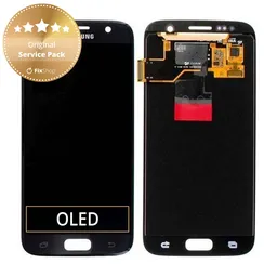 Samsung Galaxy S7 G930F - Écran LCD + Écran Tactile (Black) - GH97-18523A, GH97-18761A, GH97-18757A Genuine Service Pack