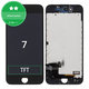 Écran pour iPhone 7, Black, Tactile avec cadre