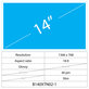 14 LCD LED Fin Brillant 40 broches