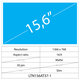 15,6 LCD Fin Mat 30 broches HD