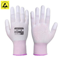 ESD Gants en caoutchouc Fin - Taille S