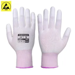 ESD Gants en caoutchouc Fin - Taille S