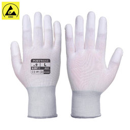 ESD Gants en caoutchouc Fin - Taille L