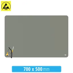ESD Coussinet en silicone antistatique et résistant à la chaleur - 70 x 50 cm