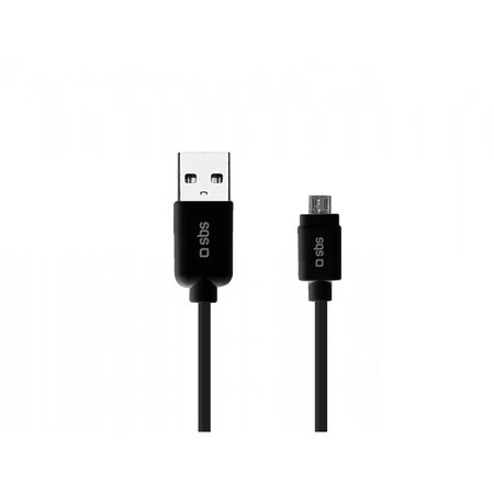 SBS - Câble Micro-USB / USB (3m), noir