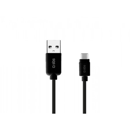 SBS - Câble USB-C / USB (1,5 m), noir