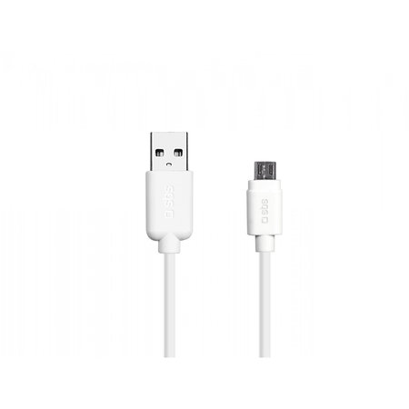 SBS - Câble Micro-USB / USB (1m), blanc