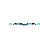 Samsung Galaxy S8 Plus G955F - Adhésif pour écran LCD (haut) - GH02-14433A Genuine Service Pack