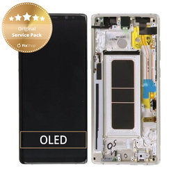 Samsung Galaxy Note 8 N950F - Écran LCD + Écran Tactile + Cadre (Or Érable) - GH97-21065D, GH97-21066D Genuine Service Pack