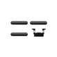 Apple iPhone 8 Plus - Ensemble de boutons latéraux - Alimentation + Volume + Muet (Gris sidéral)