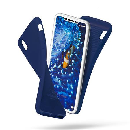SBS - Polo Étui pour iPhone X, bleu