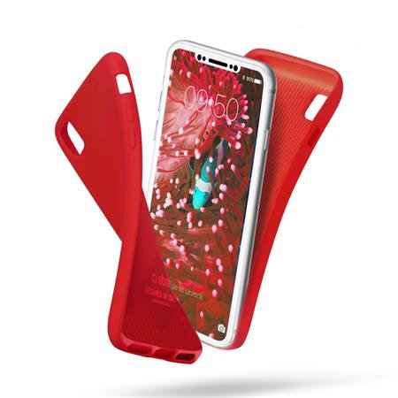 SBS - Polo Étui pour iPhone X, rouge