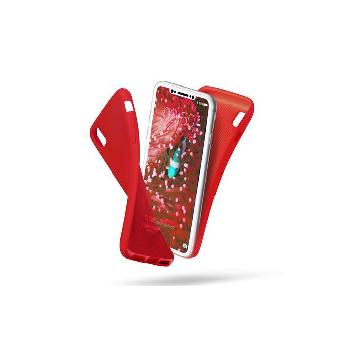 SBS - Polo Étui pour iPhone X, rouge