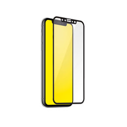 SBS - Coque complète en verre trempé pour iPhone X, XS et 11 Pro, noir