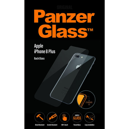 PanzerGlass - Verre Trempé Arrière Backglass pour iPhone 8 Plus, transparent