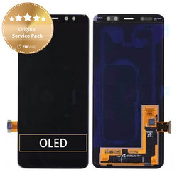 Samsung Galaxy A8 A530F (2018) - Écran LCD + Écran Tactile (Noir) - GH97-21406A, GH97-21529A Genuine Service Pack