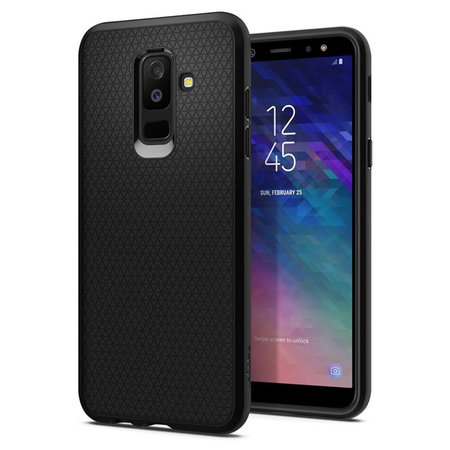 Spigen - Coque Liquid Air pour Samsung Galaxy A6+, noire