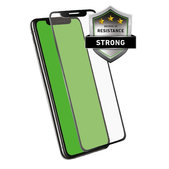 SBS - Verre Trempé 4D Full Glass pour iPhone XR & 11, noir