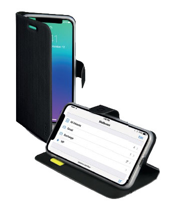 SBS - Étui Book Sense pour iPhone XS Max, noir