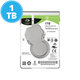 Seagate BarraCuda - Disque dur 2,5" 1 To (7 200 tr/min, cache 128 Mo, SATA3) - ST1000LM049