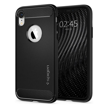 Spigen - Coque Rugged Armor pour iPhone XR, noire