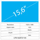 15,6 LCD Fin Mat 30 broches Full HD