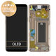 Samsung Galaxy S9 G960F - Écran LCD + Ecran Tactile + Cadre (Sunrise Gold) - GH97-21696E, GH97-21697E Genuine Service Pack