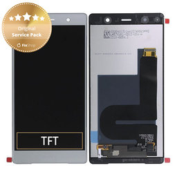 Sony Xperia XZ2 Premium - Écran LCD + Écran tactile (Chrome Argent) - 1310-6654 Genuine Service Pack