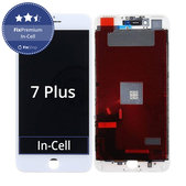 Écran In-Cell pour iPhone 7 Plus, White, Tactile avec cadre, FixPremium