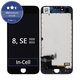 Écran In-Cell pour iPhone 8, SE (2020), SE (2022), Black, Tactile avec cadre, FixPremium