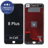 Écran In-Cell pour iPhone 8 Plus, Black, Tactile avec cadre, FixPremium