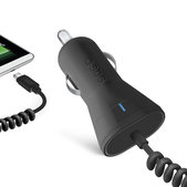 SBS - Chargeur de voiture Micro-USB, 2,1A, noir