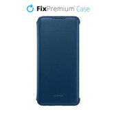 Huawei - Étui portefeuille pour Huawei P Smart 2019, bleu