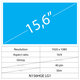 HP Envy HP Envy DV6-7200 15,6 LCD Fin Brillant 40 broches Full HD