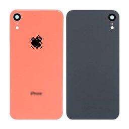 Apple iPhone XR - Verre du boîtier arrière + objectif de l'appareil photo (corail)