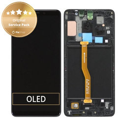 Samsung Galaxy A9 A920F (2018) - Ecran LCD + Ecran Tactile + Cadre (Noir Caviar) - GH82-18308A, GH82-18322A Genuine Service Pack