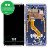 HTC U11 - Écran LCD + Écran tactile + Cadre (Bleu) TFT