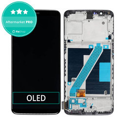 OnePlus 5T - Écran LCD + Écran tactile + Cadre (Noir) OLED