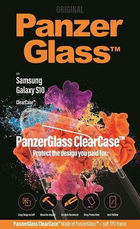 PanzerGlass - Étui ClearCase pour Samsung Galaxy S10, transparent