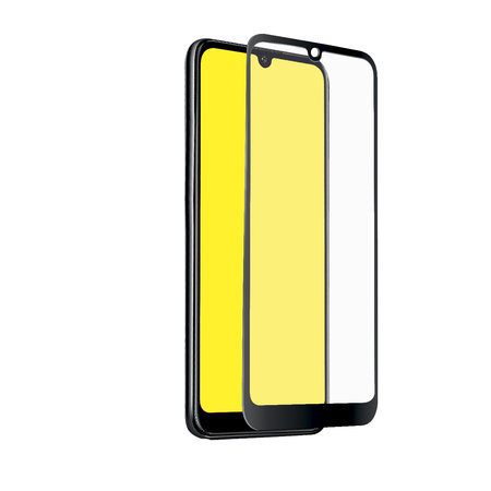 SBS - Couverture complète en verre trempé pour Huawei Y6 2019, Y6 Pro 2019, noir