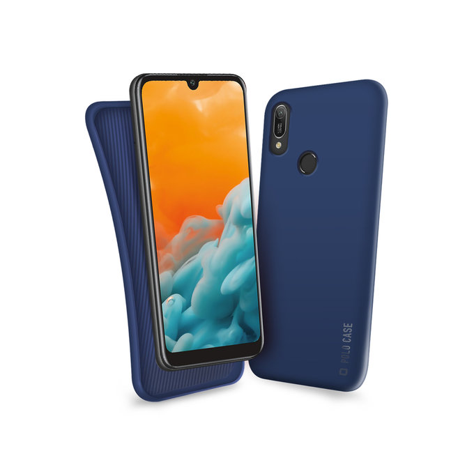 SBS - Coque Polo pour Huawei Y6 2019, Y6 Pro 2019, bleu