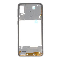 Samsung Galaxy A40 A405F - Cadre central (Blanc) - GH97-22974B Genuine Service Pack