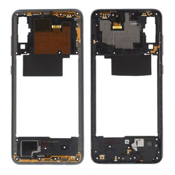 Samsung Galaxy A70 A705F - Cadre central (noir) - GH97-23258A, GH97-23445A Genuine Service Pack