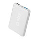SBS - PowerBank 5000 mAh - 2x USB, Micro-USB, blanc