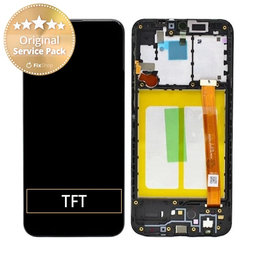 Samsung Galaxy A20e A202F - Écran LCD + Ecran Tactile + Cadre (Noir) - GH82-20229A, GH82-20186A Genuine Service Pack